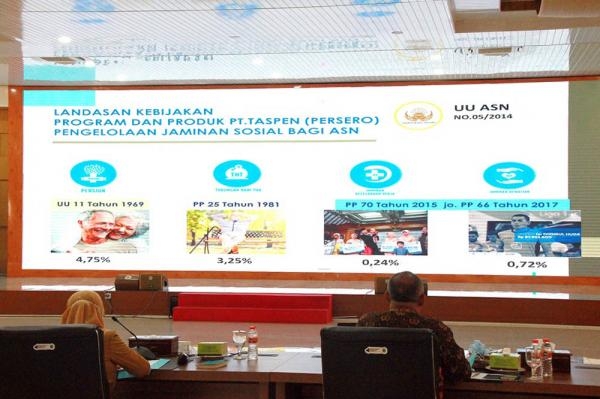 PT Taspen Sosialisasikan Program Top Up THT kepada Pemprov Sumut